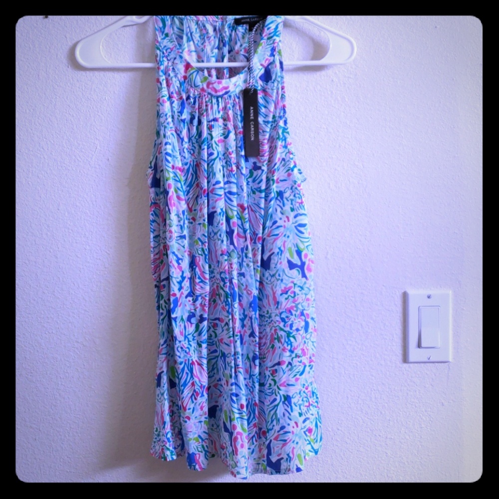 Beautiful summer "Lilly" type print top